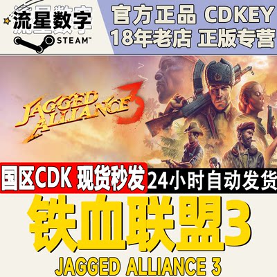 Steam铁血联盟3国区KEY现货秒发