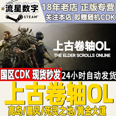 Steam正版国区KEY上古卷轴OL现货