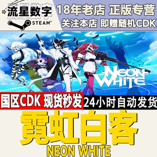 Steam正版Key 霓虹白客 Neon White 国区激活码现货秒发 CDKEY