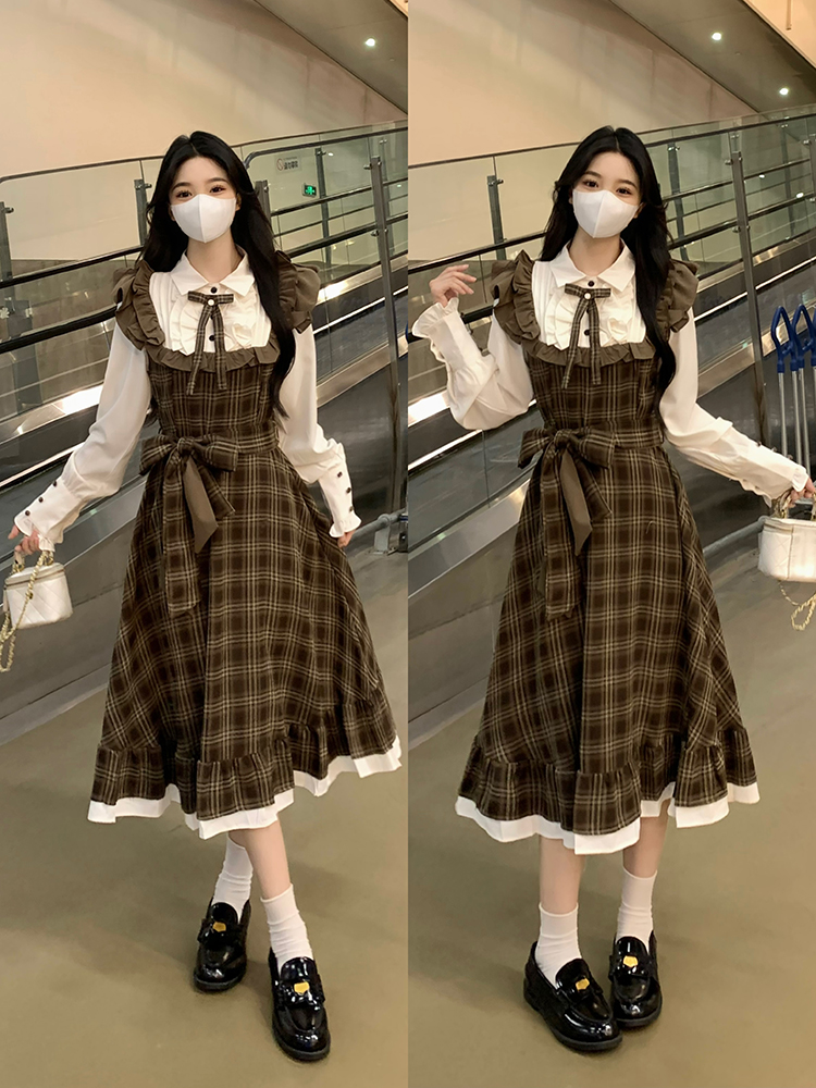 淑女聚酯纤维条纹格子