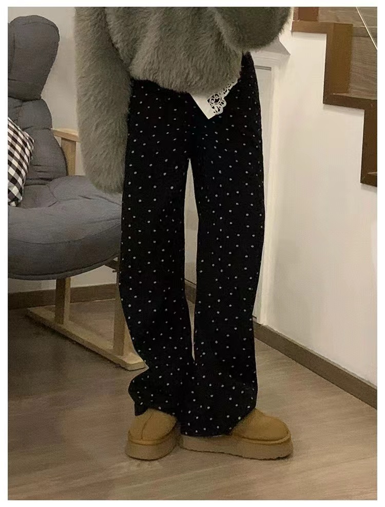 直筒裤长裤适中休闲2024春季