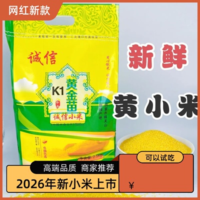 马庄黄小米新米小颗粒小黄米新米月子吃的小米宝宝小米农家粗粮米