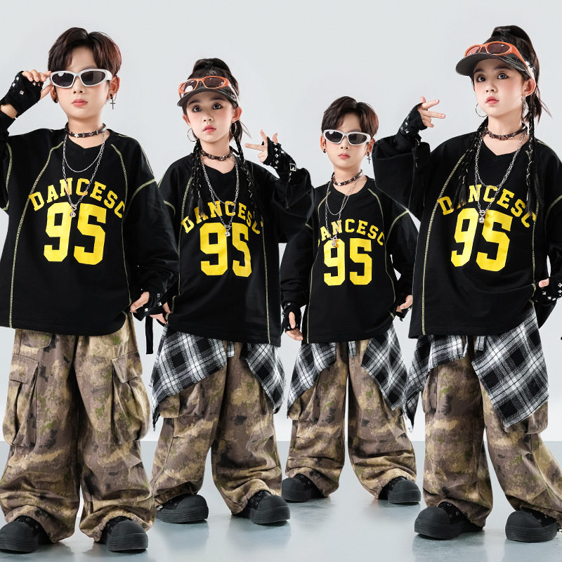 街舞套装男童嘻哈爵士舞衣服儿童表演服女孩潮服架子鼓服装舞蹈服,童装/婴儿装/亲子装,儿童演出服,淘宝优惠券,粉丝福利购,淘宝优惠卷