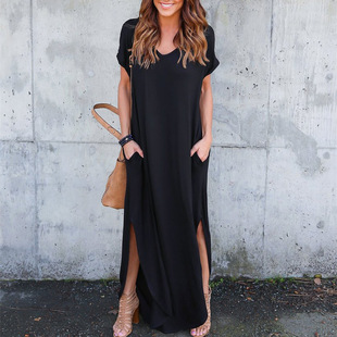 Casual Asymmetrical Long Summer Playsuits连衣裙 Jumpsuits