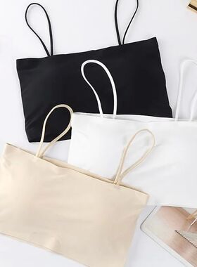 Solid color slim fit sports vest for women纯色修身运动背心女