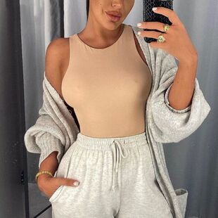 Tops Body Shoulder Bodysuits Casual White Streetwear 2021Off