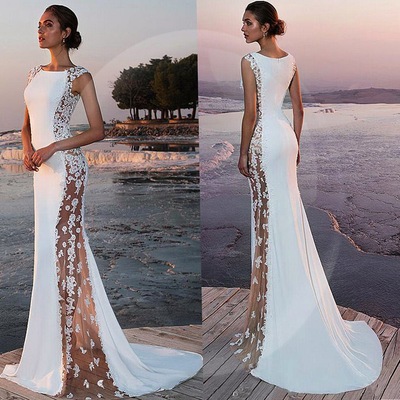 adding Lace Evening Party Ball Prom Long Dress