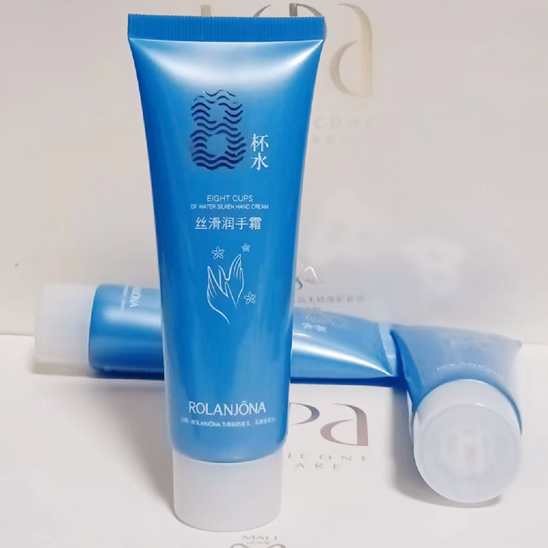 正品露兰姬娜8八杯水补水保湿滋润修护手霜粗糙细纹防冻防裂包邮