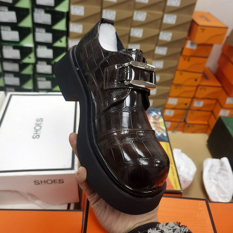 增高厚底休闲皮鞋男德比圆头潮流真皮夜店老钱风大头鞋,流行男鞋,正装皮鞋,淘宝优惠券,粉丝福利购,淘宝优惠卷