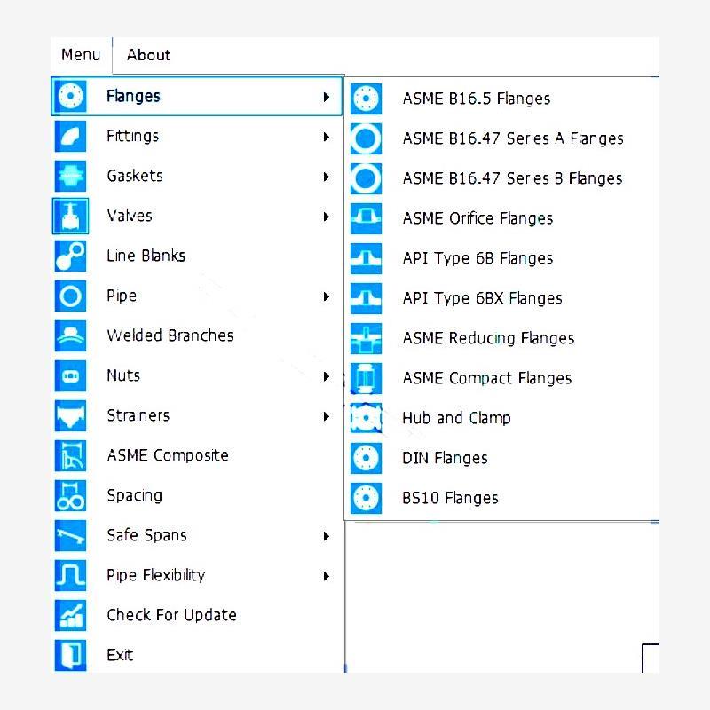 管道部件查询软件pipedata pro12.2