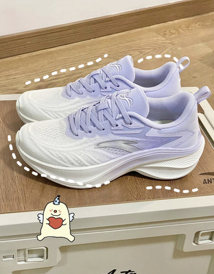 安踏减震舒适女子跑步鞋