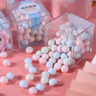 接吻口香糖玫瑰花香体糖果持久口气清新礼盒装 约会无糖薄荷糖