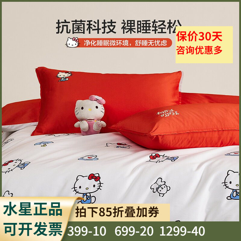 100S双股A类长绒棉四件套纯棉