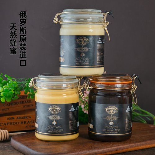 俄罗斯原装进口椴树蜜天然蜂蜜正