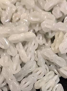 天然缅甸翡翠玉A货diy散件配件金刚杵手链项链脚链佛珠配饰吊坠