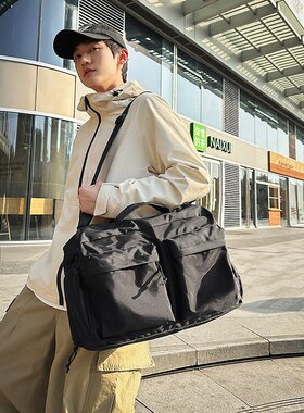 柏欧可折叠手提行李袋旅行包女士短途轻便大容量旅游行李箱附加包