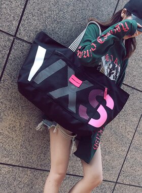 大包包新款女包韩版潮包帆布包女单肩包大容量手提购物袋单肩包