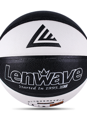 兰威5号篮球幼儿专用户外运动会练习防滑学生花样训练0758黑白球