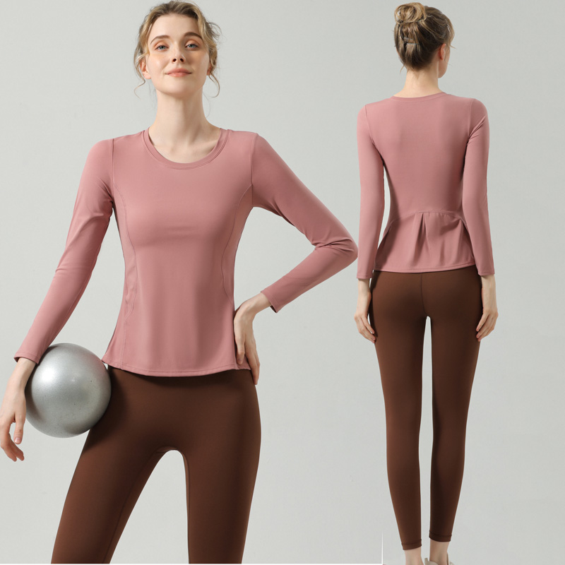 高级感瑜伽服套装秋冬新款