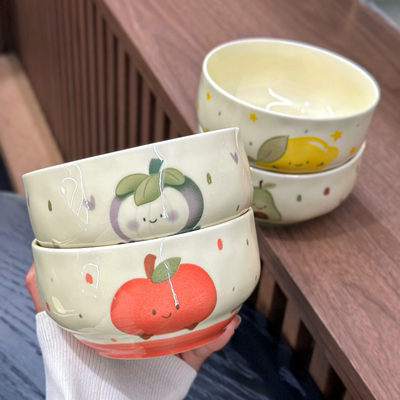 陶瓷儿童家用米饭碗釉下彩