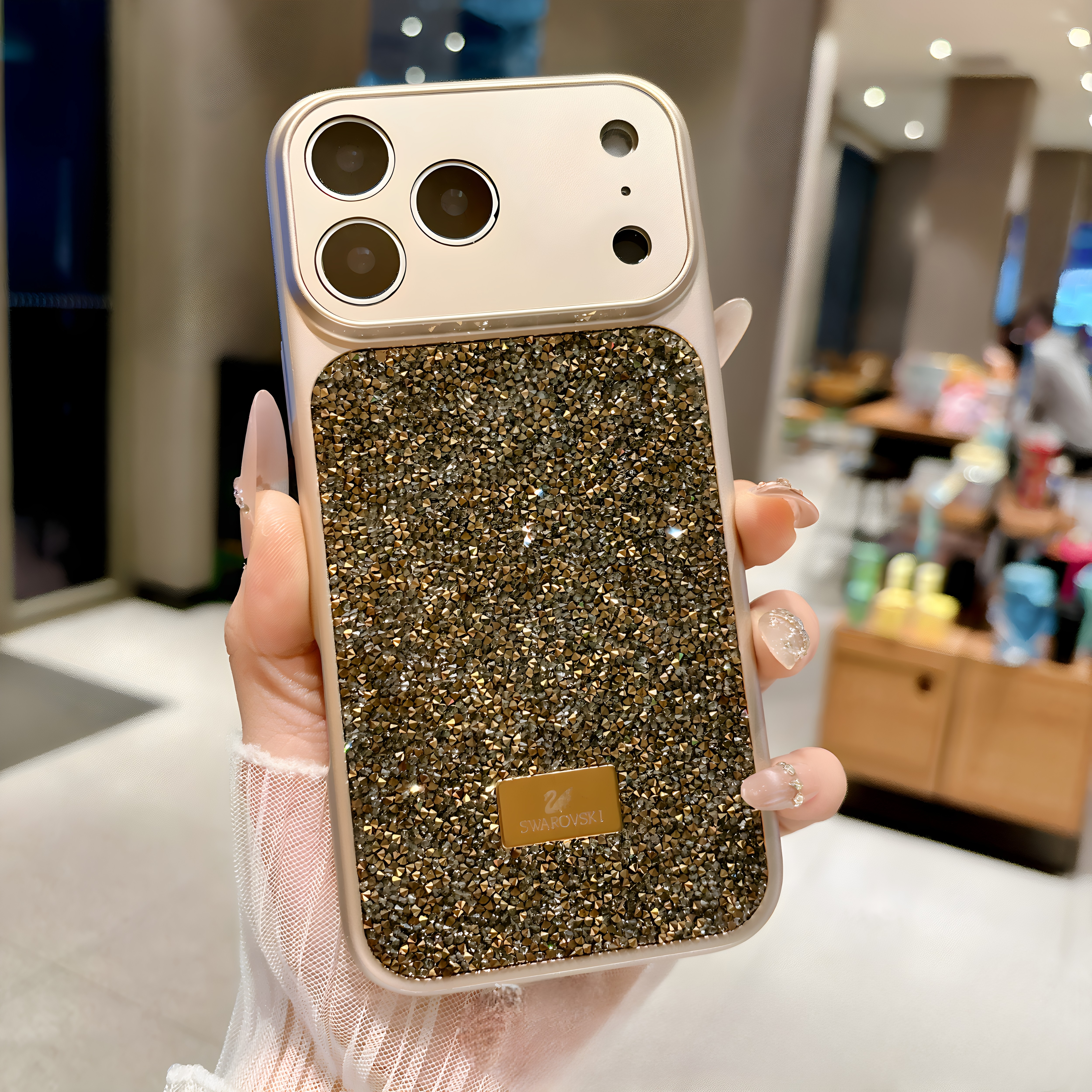奢华满钻闪粉跨境爆款潮牌适用iPhone16Promax秒变17Pro外贸欧美风14ProMax手机壳15Promax新款式13Pro保护套