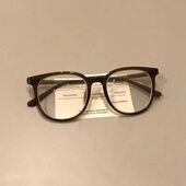 高级显白栗子棕近视眼镜女ins高颜值可配度数女防蓝光平光镜超轻