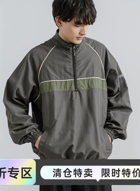 清仓日本KRIFF MAYER男女高领防水夹克运动春秋透气外套2337805