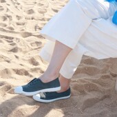 西班牙Victoria维多利亚平底一脚蹬手工帆布鞋 女布鞋 小白鞋 香香鞋