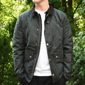 英国Barbour Reelin秋冬夹棉加厚棉服油蜡夹克巴伯尔外套男士