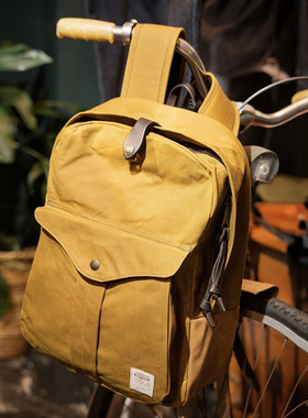 美国Filson70307复古双肩包防水油蜡帆布背包男旅行包电脑包