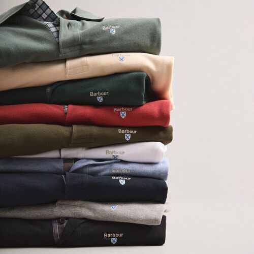 英国Barbourpolo衫经典男士短袖