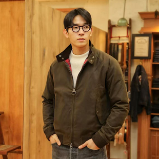 G9哈灵顿油蜡夹克限量联名款 Baracuta 涂蜡外套哈林顿 Barbour