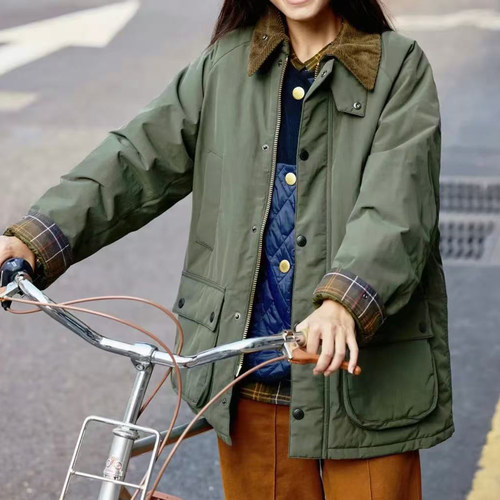 现货Barbour巴恩风棉服外套