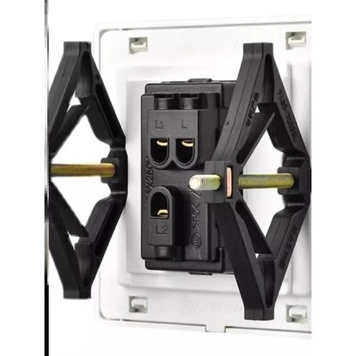 固定面墙插座卡扣丝底底盒固定器墙面面板电源支架开 关内盒渐