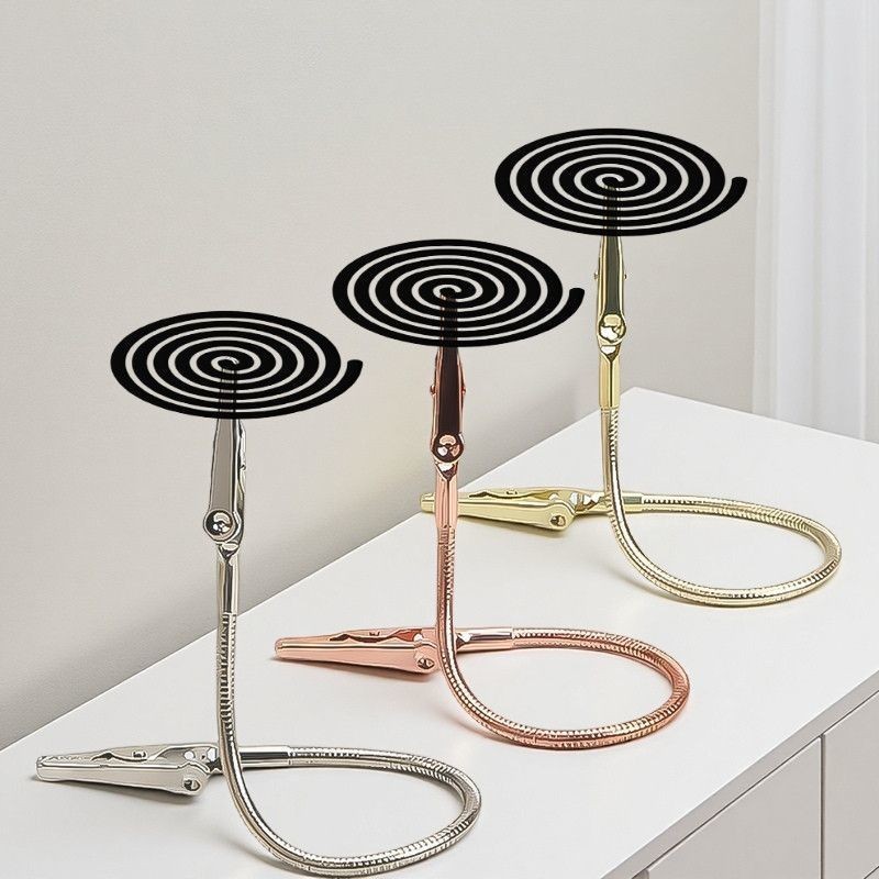 双头蚊香夹蚊香专用夹不易锈钢夹神器鳄鱼夹新款支架放置器支撑架