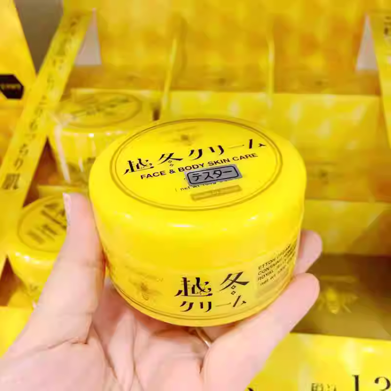 日本蜂蜜限定越冬霜身体乳护手霜面霜保湿滋润全身可用100g