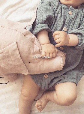 安晚 ins枕头猪玩偶大号婴儿安抚抱枕宝宝猪猪公仔陪睡娃娃可爱