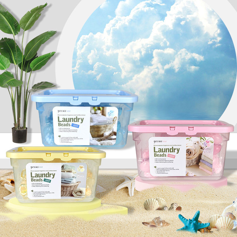 YESUS三叶草浓缩型三合一洗衣凝珠250g 洁净除菌留香持久