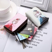 Gói thẻ phụ nữ mới Nhật Bản và Hàn Quốc dễ thương cá tính mini siêu mỏng Gói thẻ organ nhỏ gọn nhiều vị trí thẻ ví một - Chủ thẻ