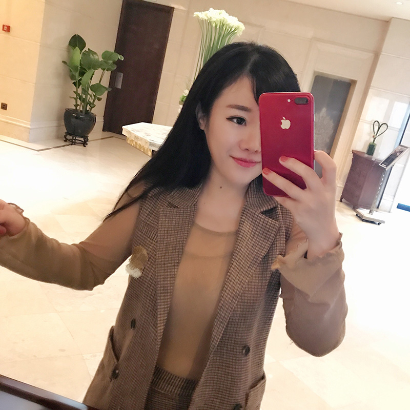 xinÔ²Ô²Çï¼¾Ã«ÄØÎ÷×°ÁìÂí¼×°ëÉíȹ¿ãÁ½¼þÌ×СÏã·çÏÔÊÝÌ××°