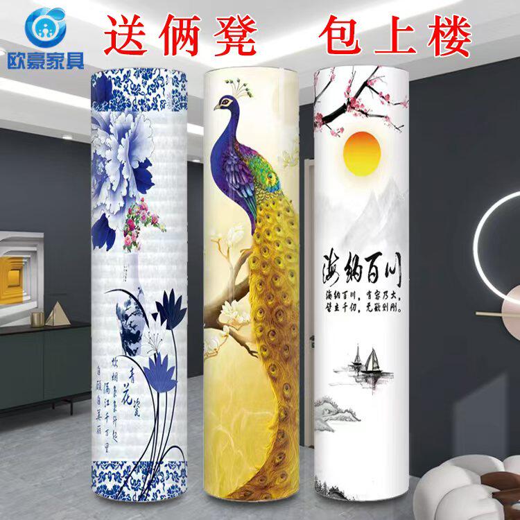 360度旋转鞋柜 现代创意简约门厅柜阳台玄关鞋架加大圆形圆柱特价