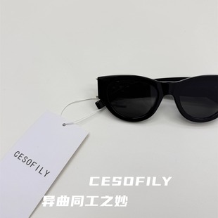 CESOFILY 猫眼墨镜树林M94遮阳防紫外线太阳镜潮 ROSE朴彩英同款