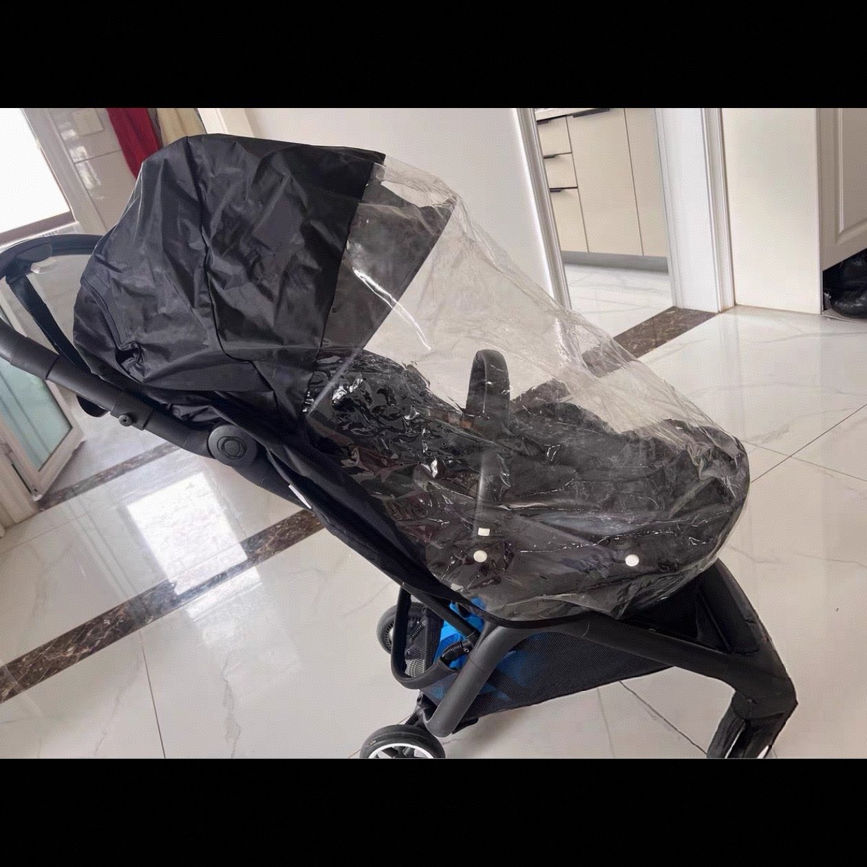 Bugaboo butterfly博格步蝴蝶婴儿车防雨罩 推车配件冬天防风雨棚