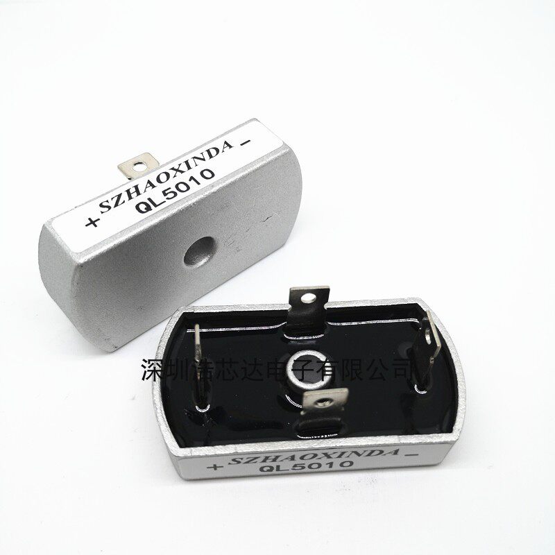 单向整流器 椭圆形桥堆 QL5010 QL50-10 QL50A1000V 全新原装 4脚