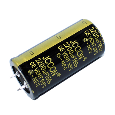 160v2200uf JCCON黑金 线切割缝纫机铝电解电容 规格：30x60