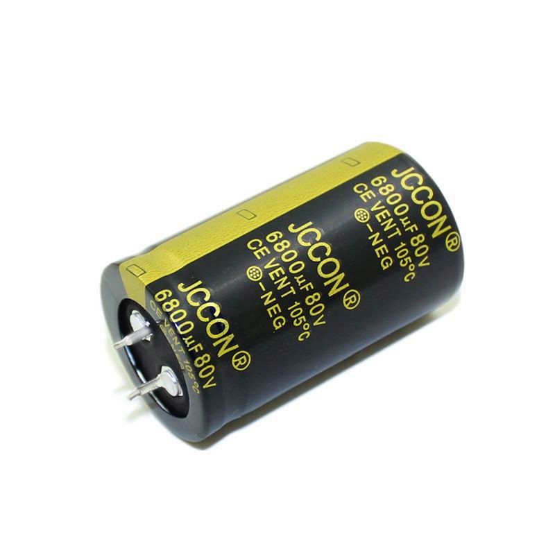 80v6800uf 80v JCCON黑金 音响功放铝电解电容 30x50