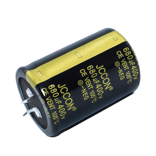 400v680uf JCCON黑金 变频器电焊机高质量牛角电容 35x50