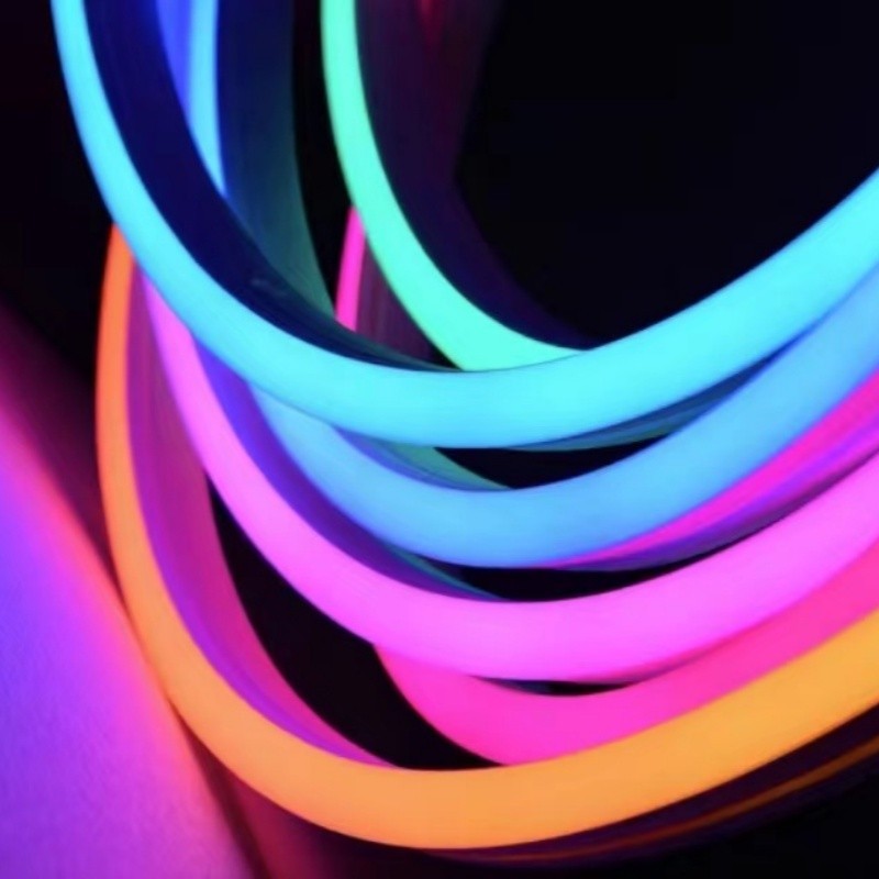 220vled霓虹硅胶软灯带造型氛围