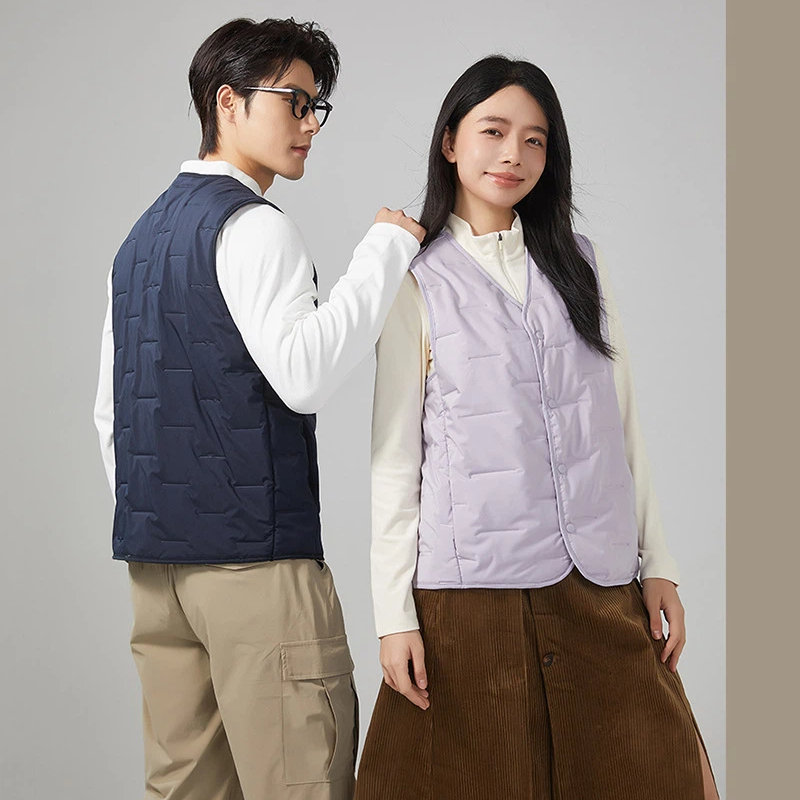 青少年防风防水保暖马甲男女同款