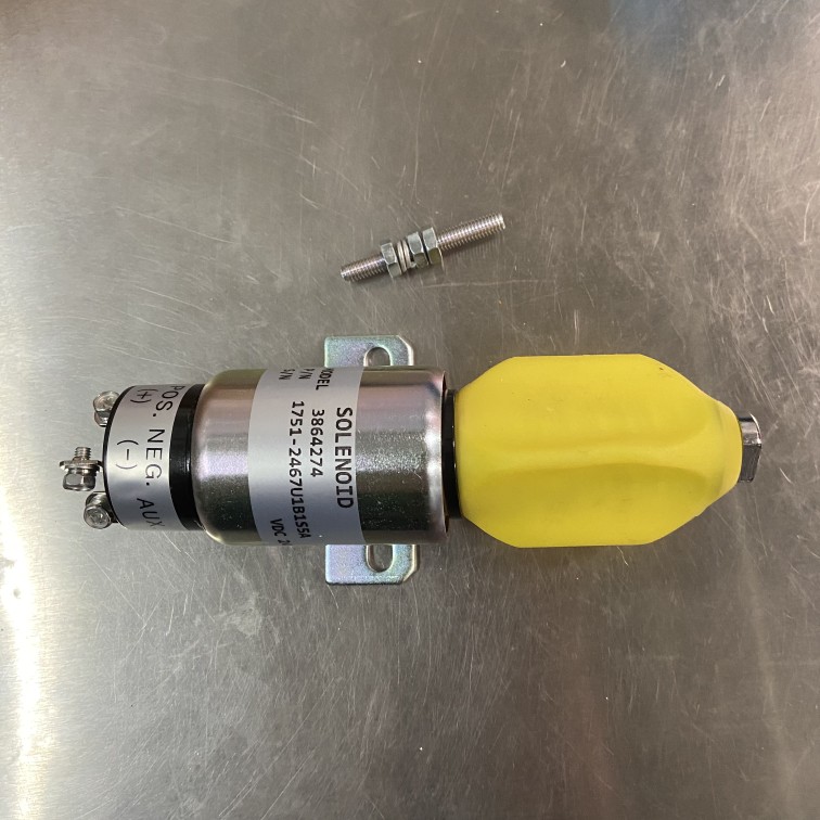 挖掘机配件小松60 130-7现代150 225-7卡特320 s6k通用熄火电磁阀